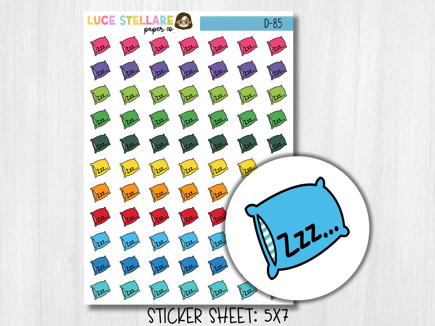 Nap Time Tracker Planner Stickers / D-85