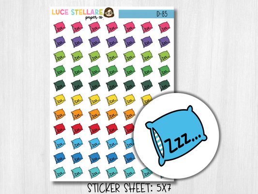 Nap Time Tracker Planner Stickers / D-85