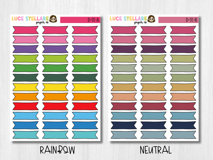 Banner Planner Stickers / D-91