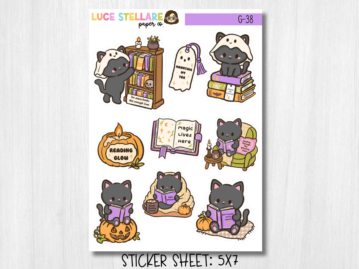 Bookish Deco Planner Stickers / G-38