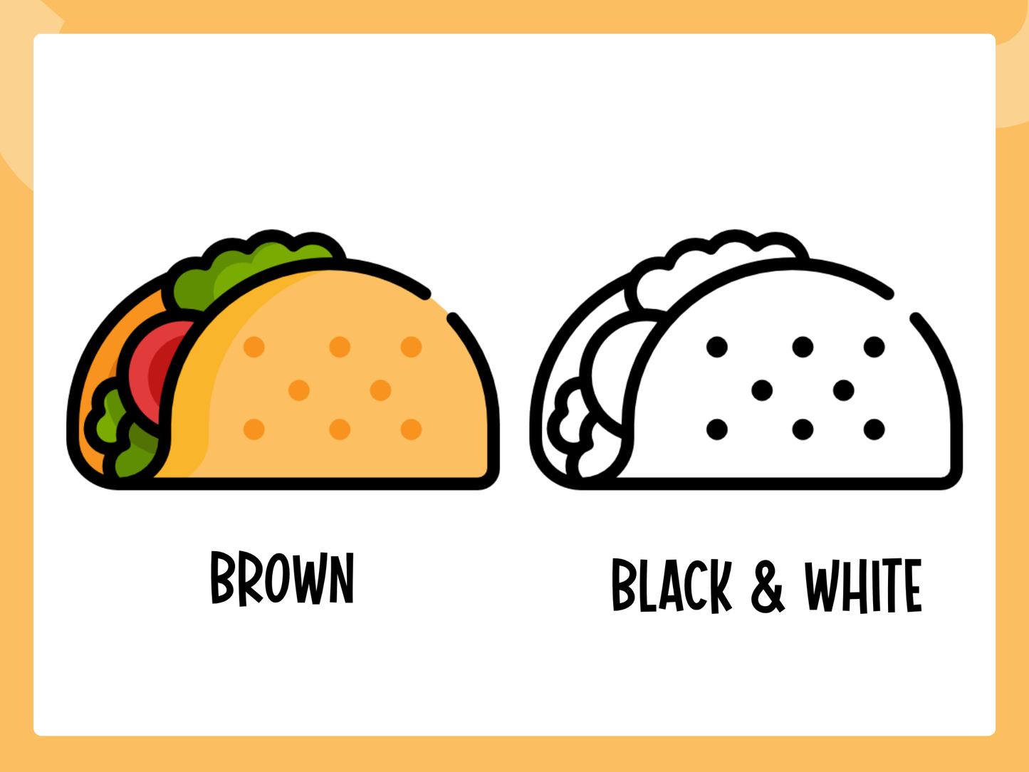Taco Planner Stickers / B-16