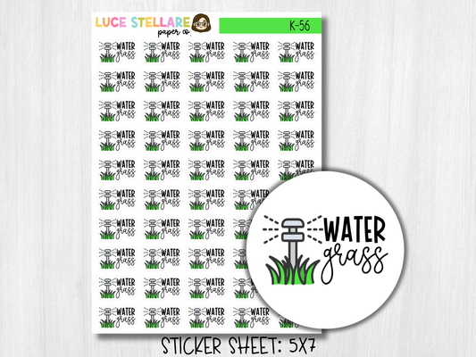 Water Grass Planner Stickers / K-56