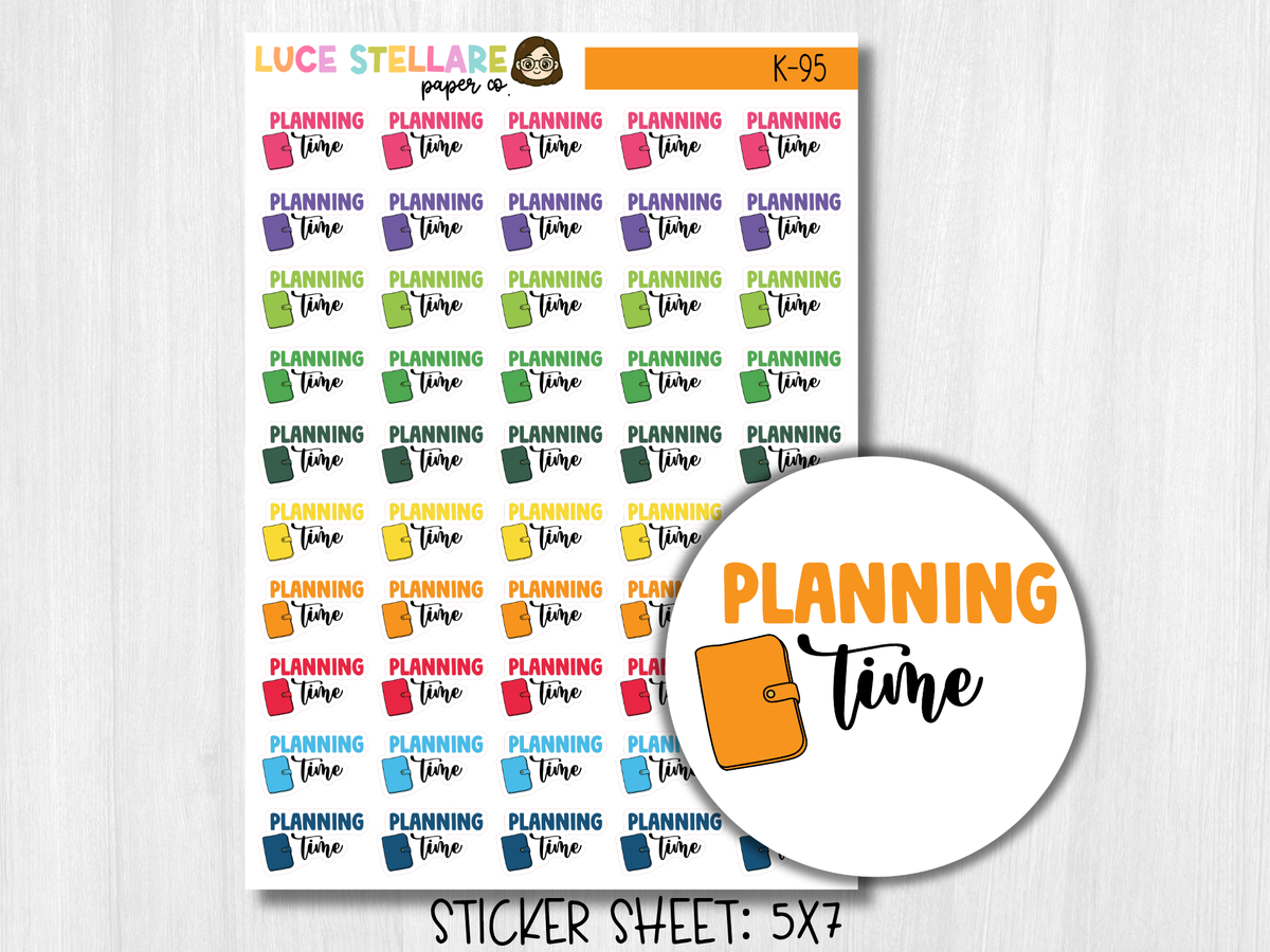 Planning Time Planner Stickers / K-95