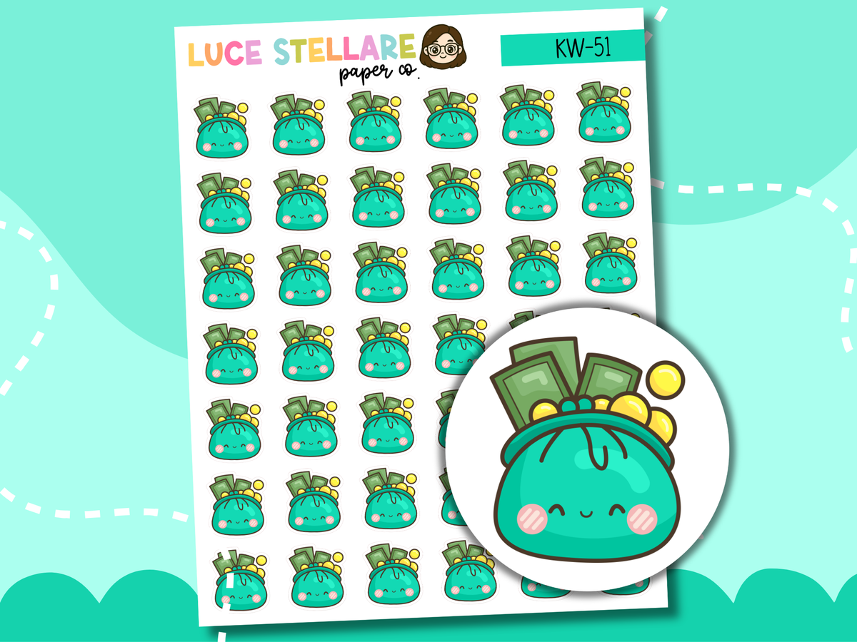 Payday Tracker Planner Stickers / KW-51