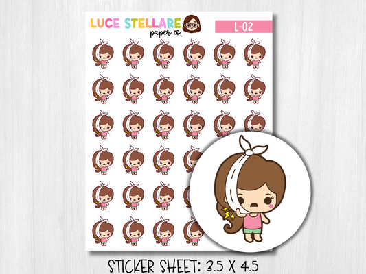 Sick Day Planner Stickers / L-02