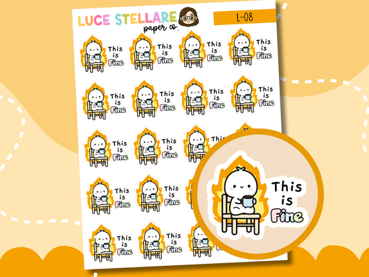 This is Fine Planner Stickers / L-08