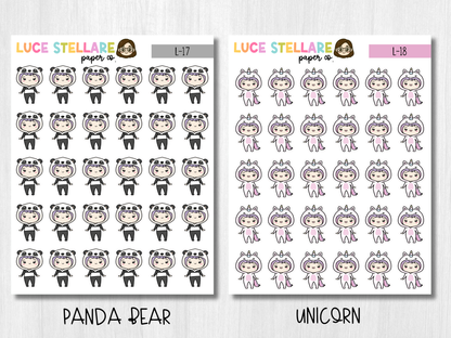 Onesie Planner Stickers / L-15