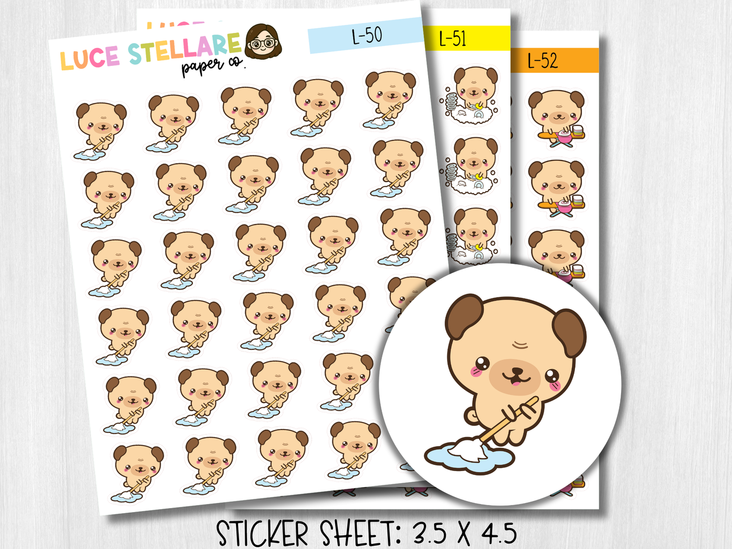 Chores Planner Stickers / L-50