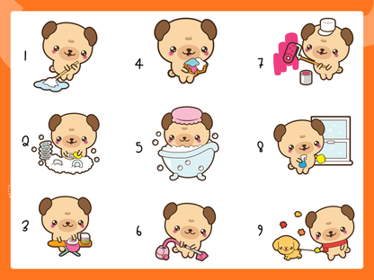 Chores Planner Stickers / L-50