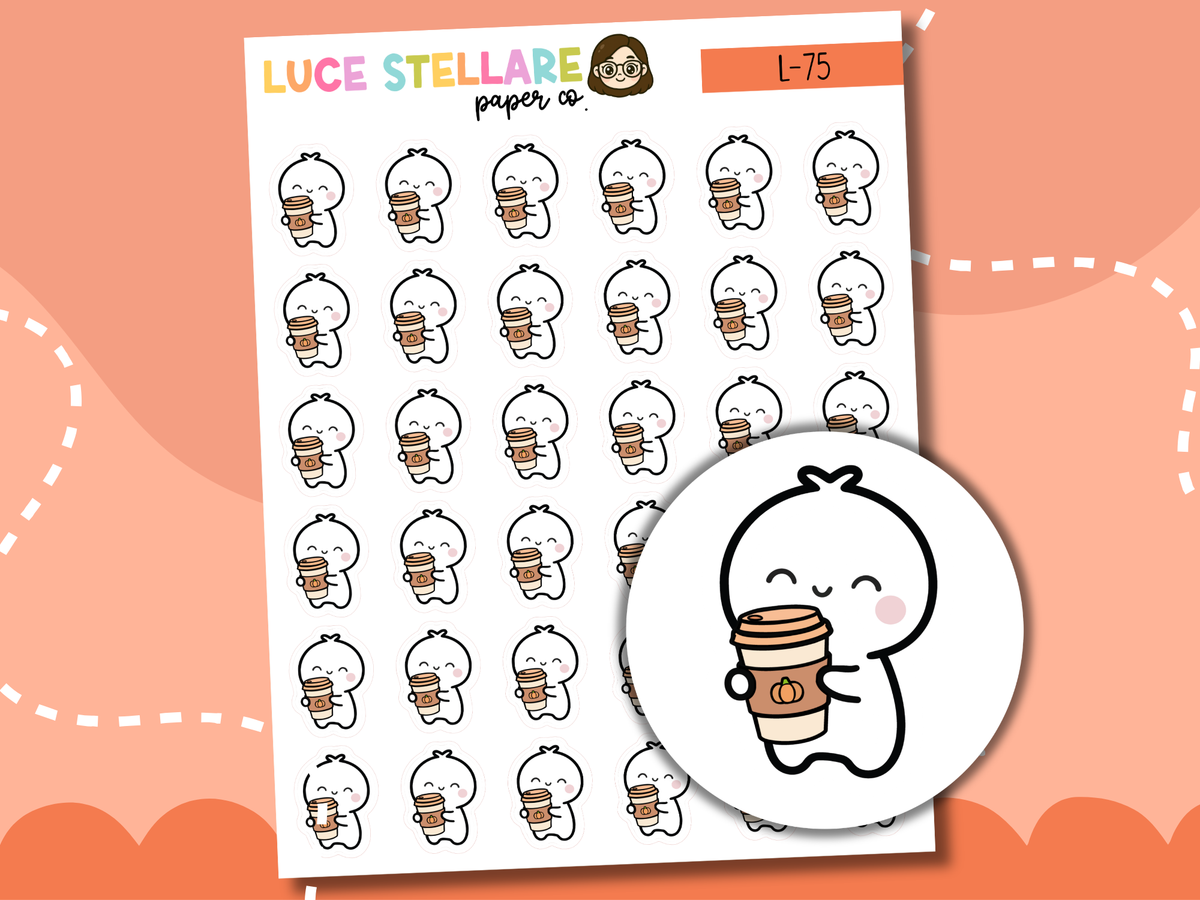 Hello Coffee Planner Stickers / L-75