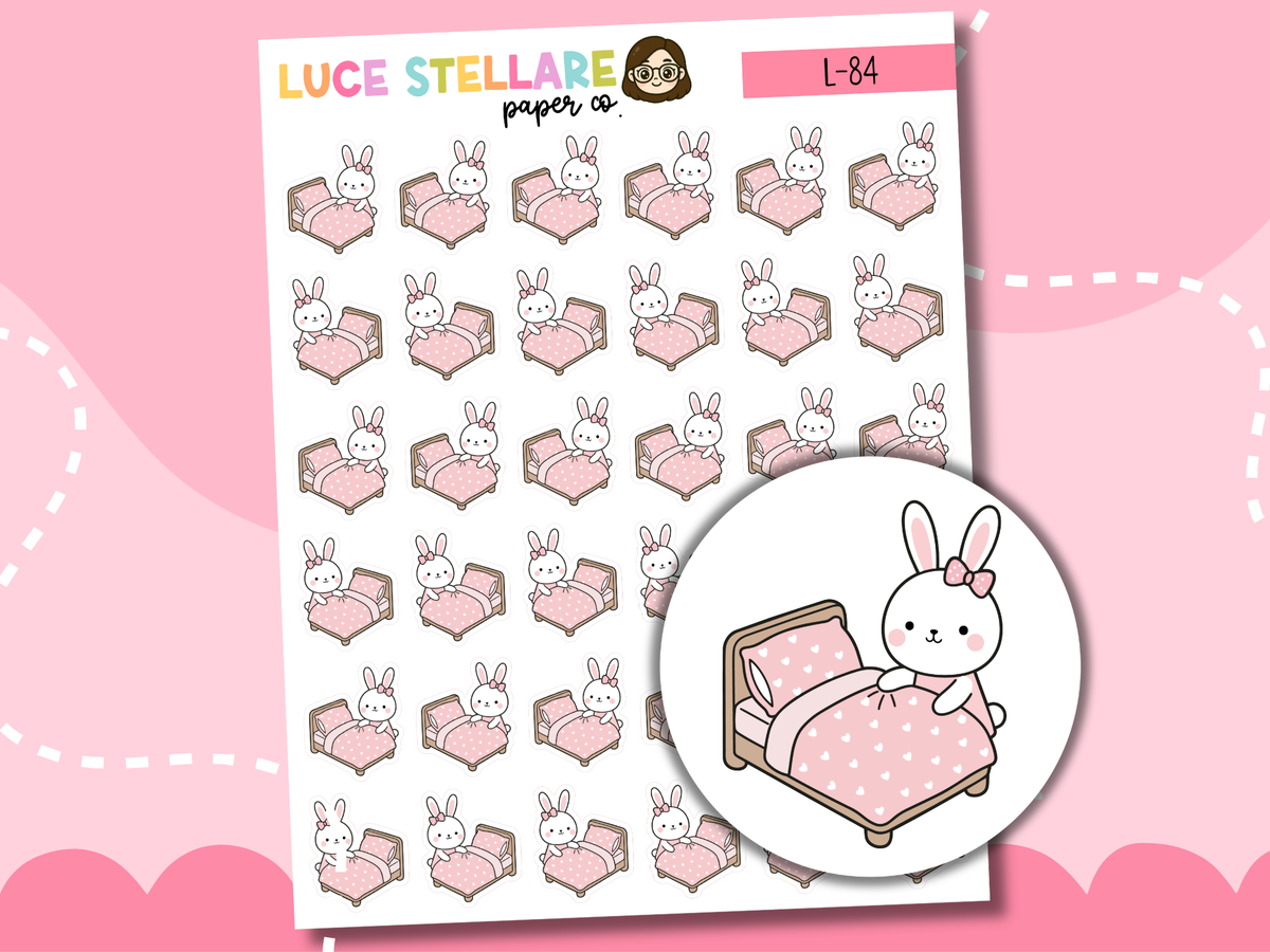 Make Bed Reminder Planner Stickers / L-84