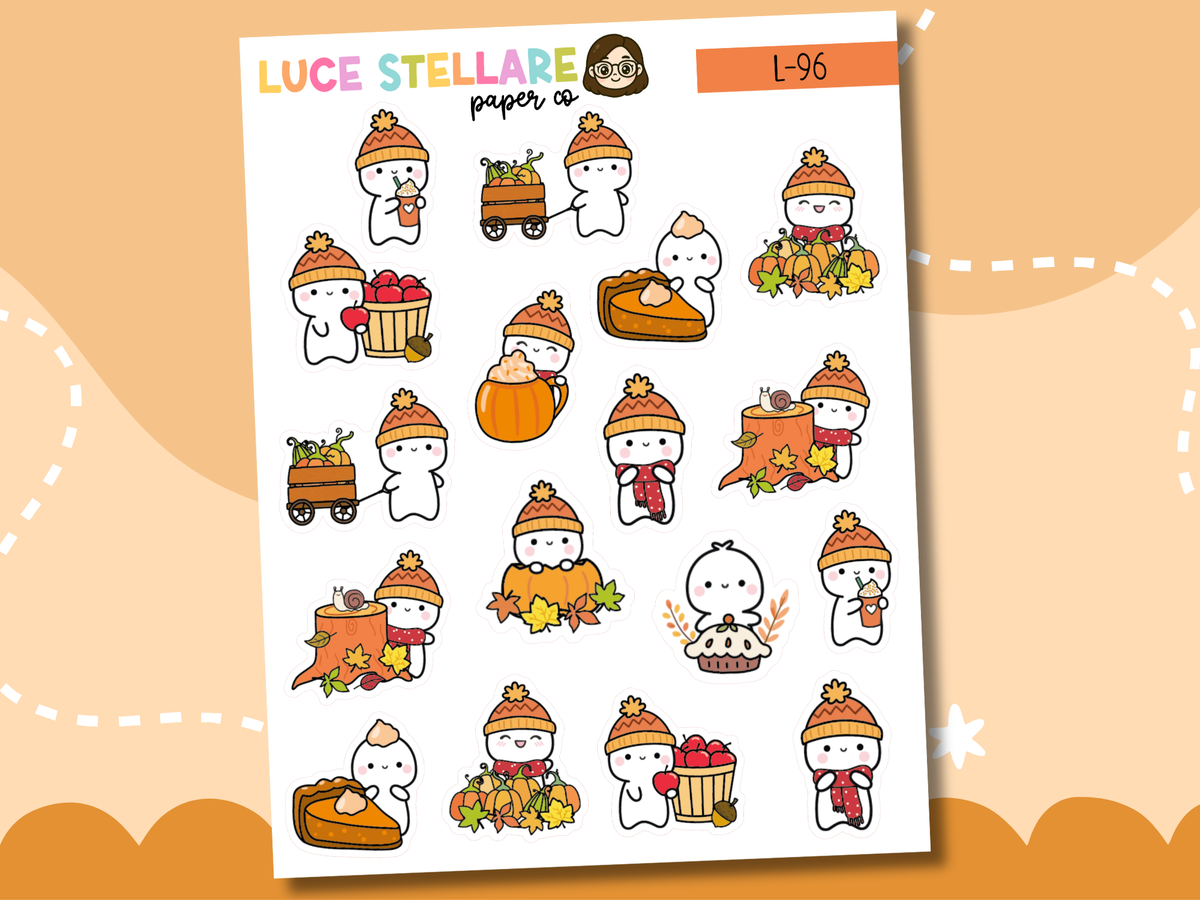 Fall Deco Planner Stickers / L-96