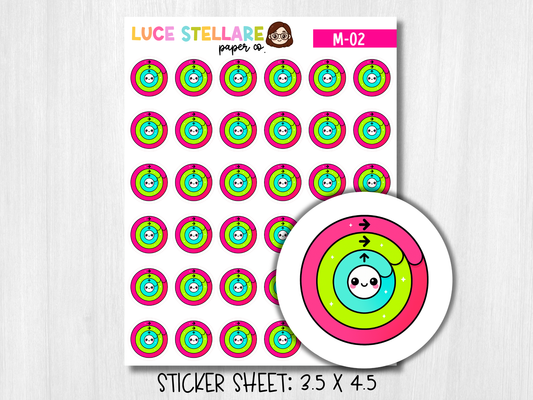 Ring Fitness Tracker Stickers / M-02