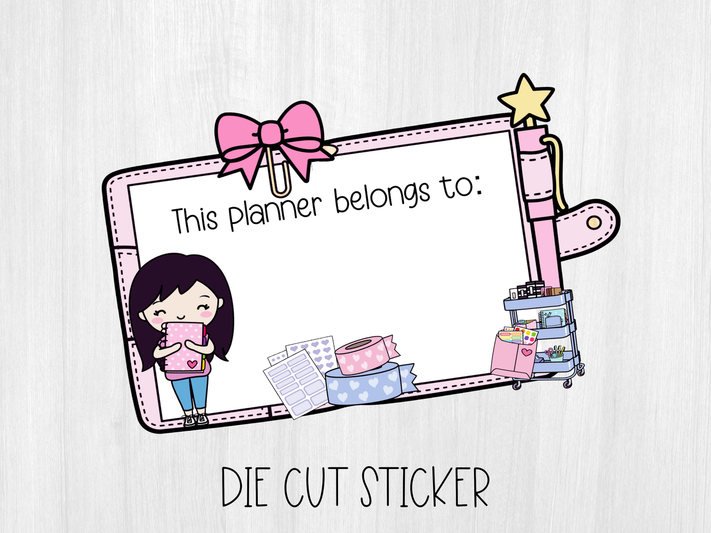 This Planner Belongs To Stickers / B-001