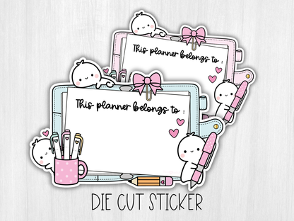 This Planner Belongs To Stickers / B-002