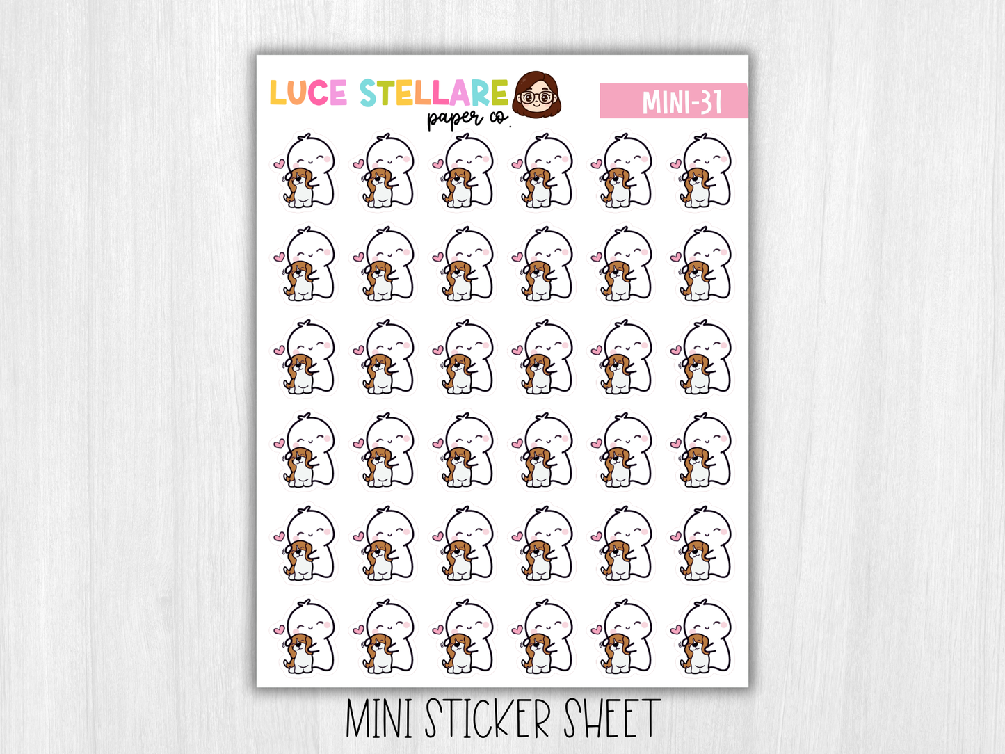 Dog Lover Sticker Sheet / M-31