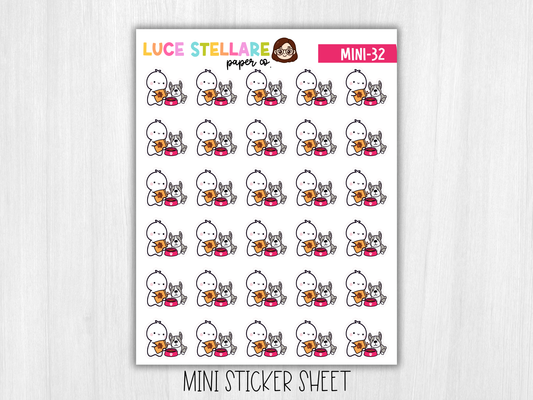 Feed Dog Sticker Sheet / M-32