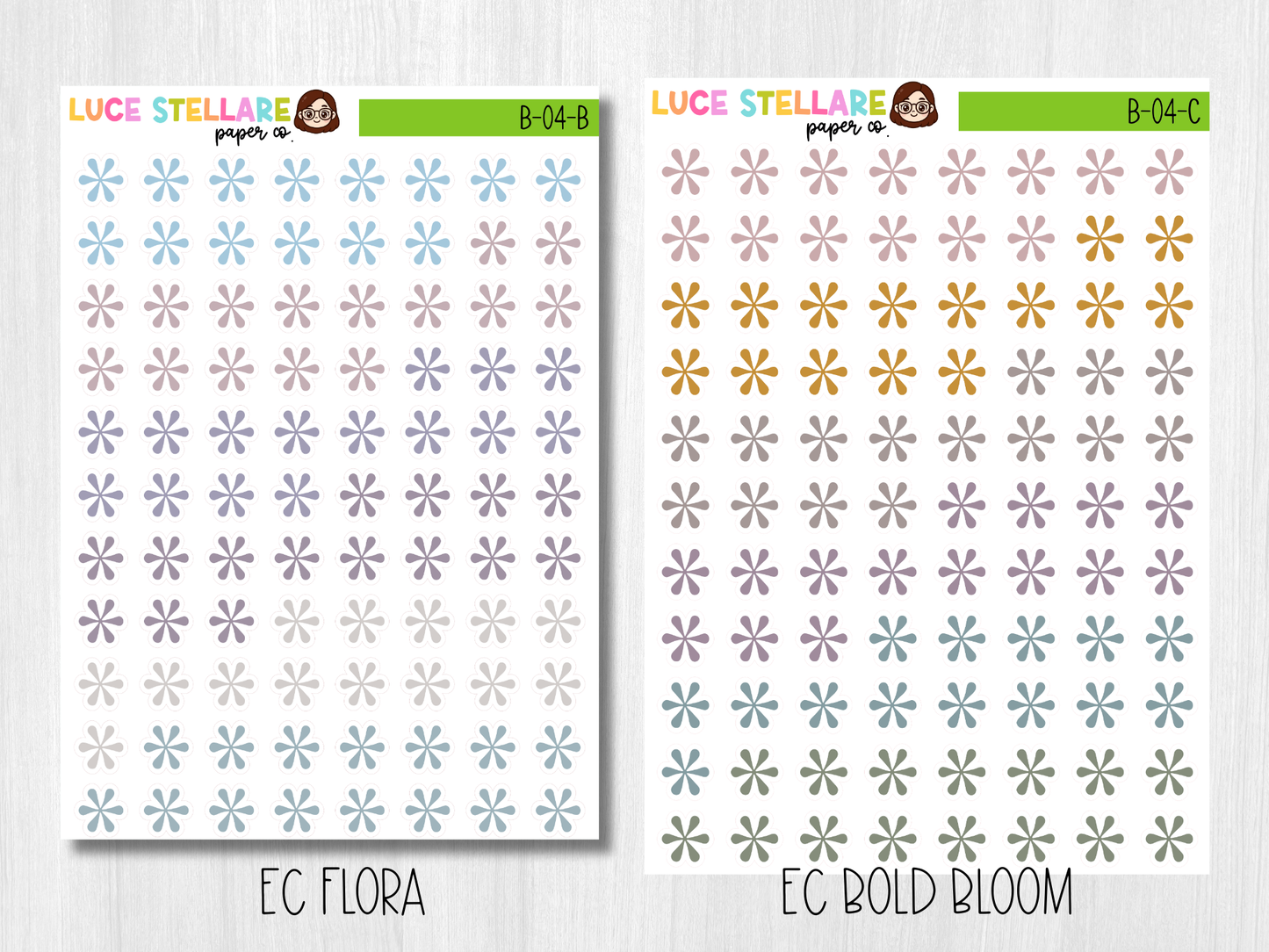Asterisk Planner Stickers / B-04