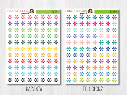 Asterisk Planner Stickers / B-04
