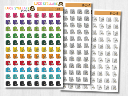 File Cabinet Planner Stickers / B-03